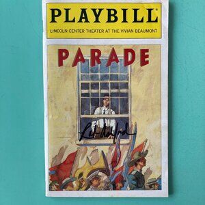 Rob Ashford (Only) Signed Playbill Parade Opening Night 1998 Carolee Carmello